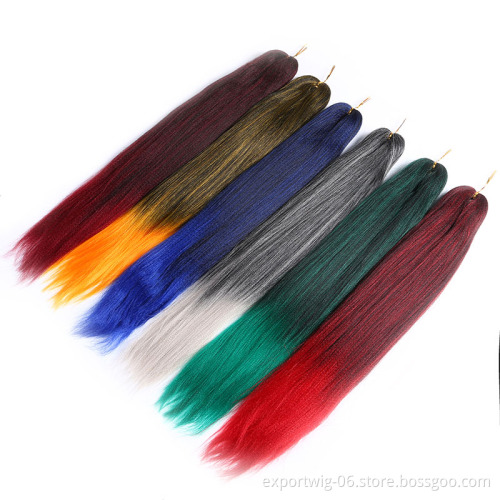 wholesale free tress crochet yaki braid synthetic braiding hair ez pre stretched expression braiding hair bulk